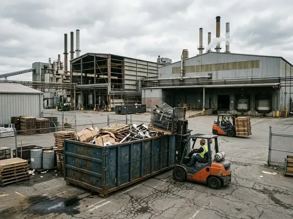 industrial-factory-scrap-conta-003 — frequently asked questions, Cheap Roll-off Dumpster Rentals in McCordsville, IN